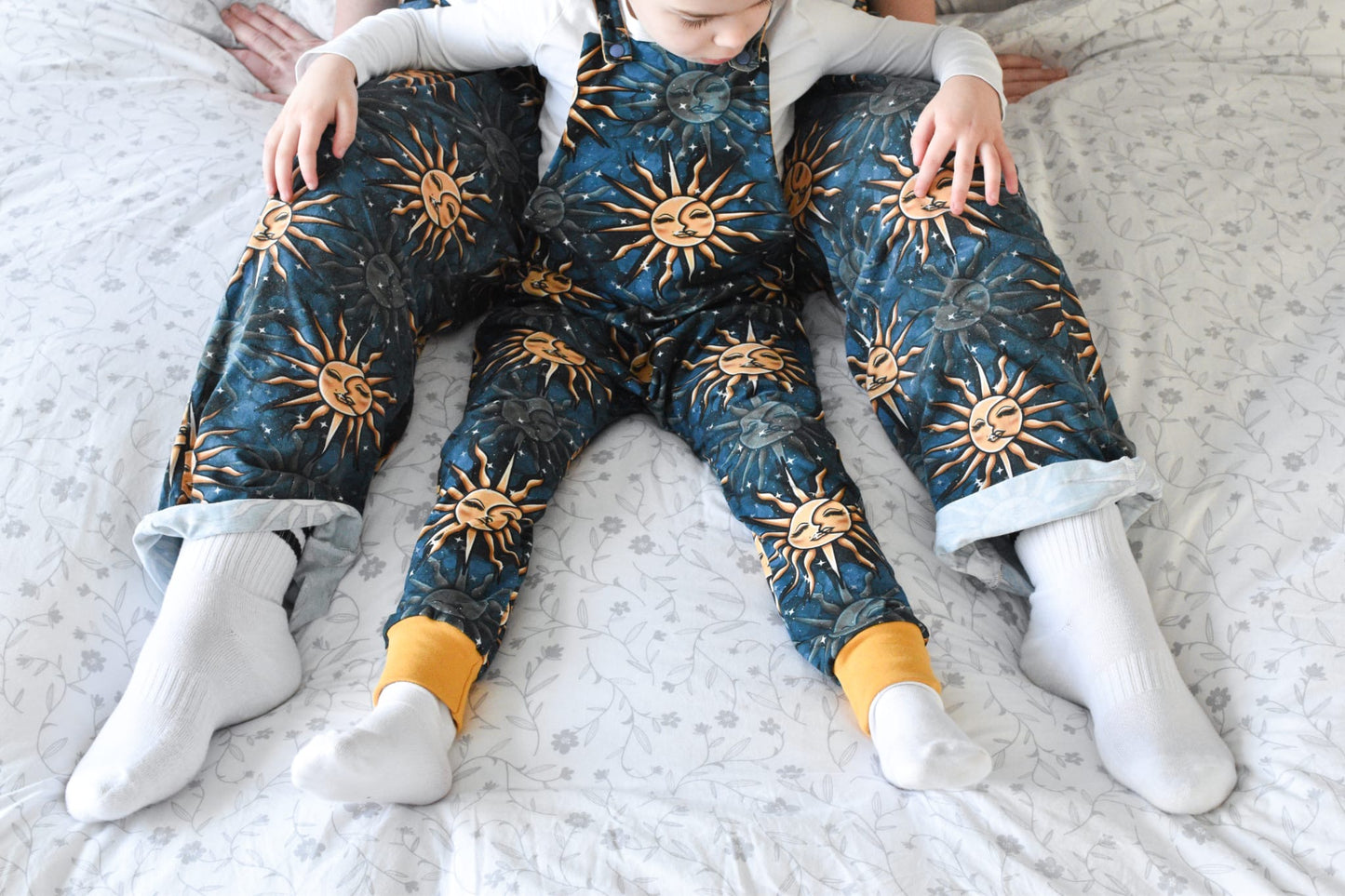 Sun And Moon Dungarees