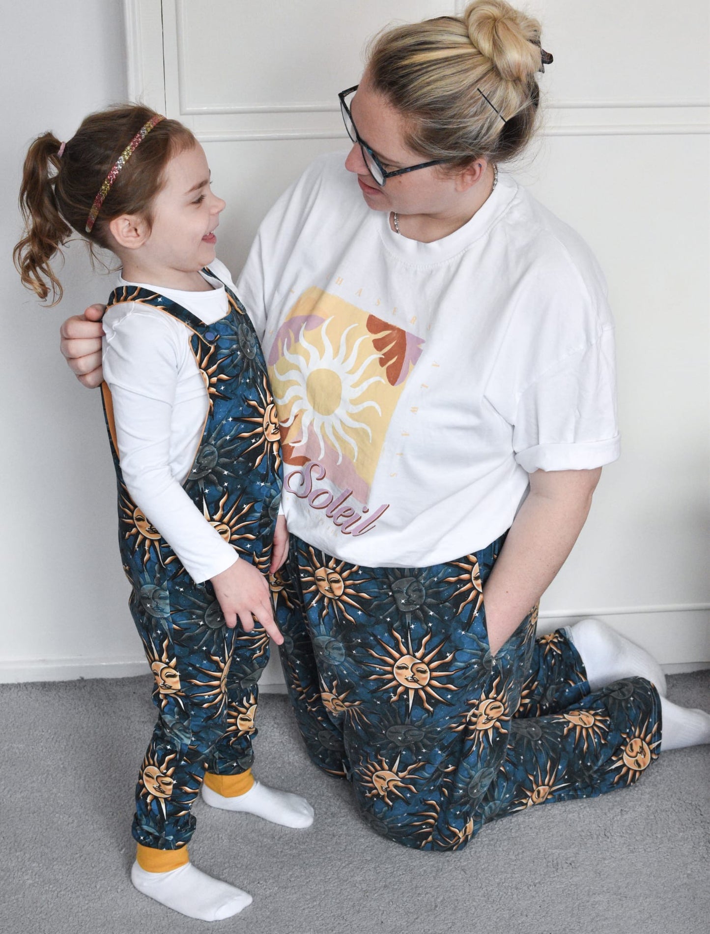 Sun And Moon Dungarees