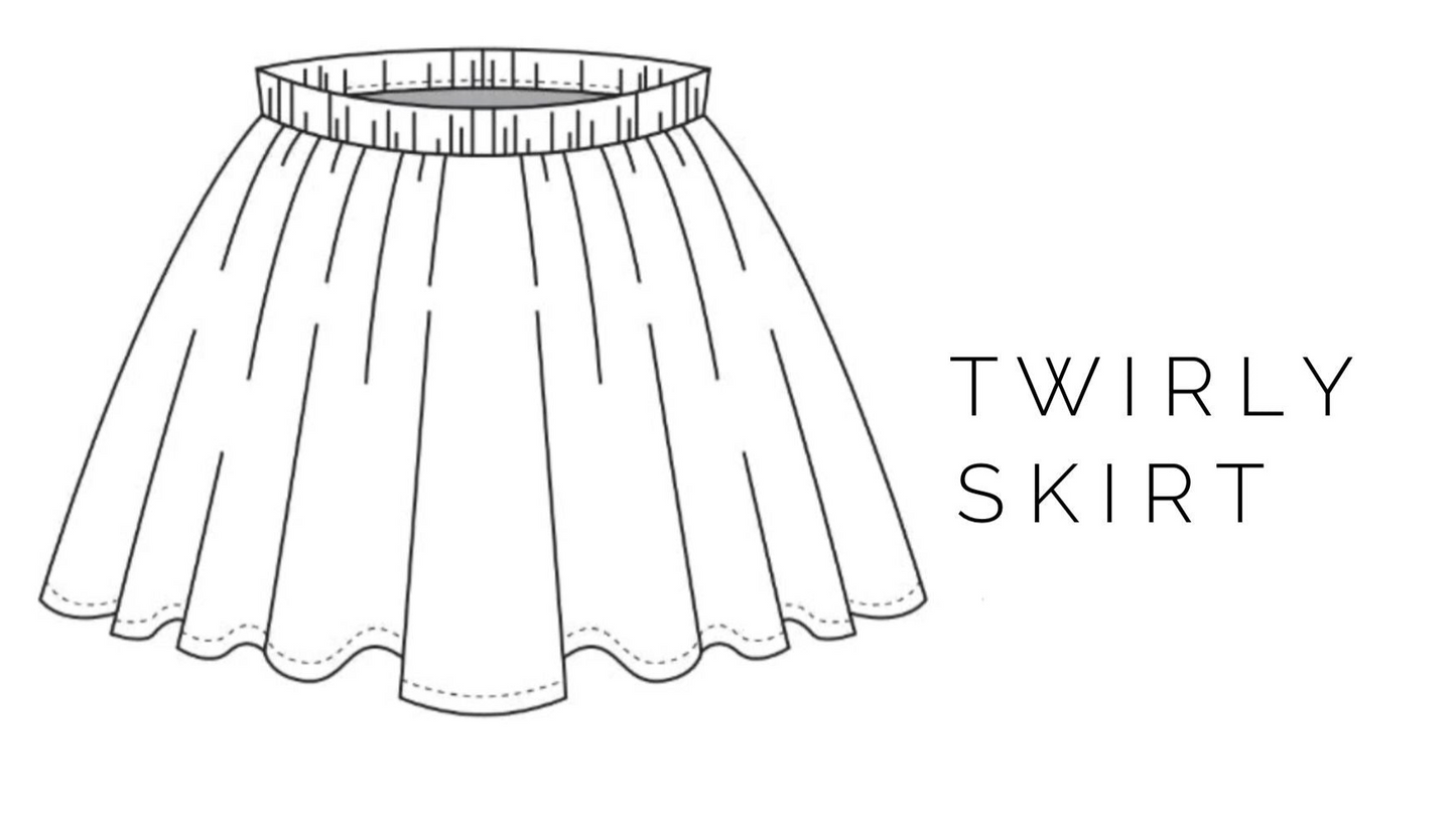 Breakfast Mix Twirly Skirt