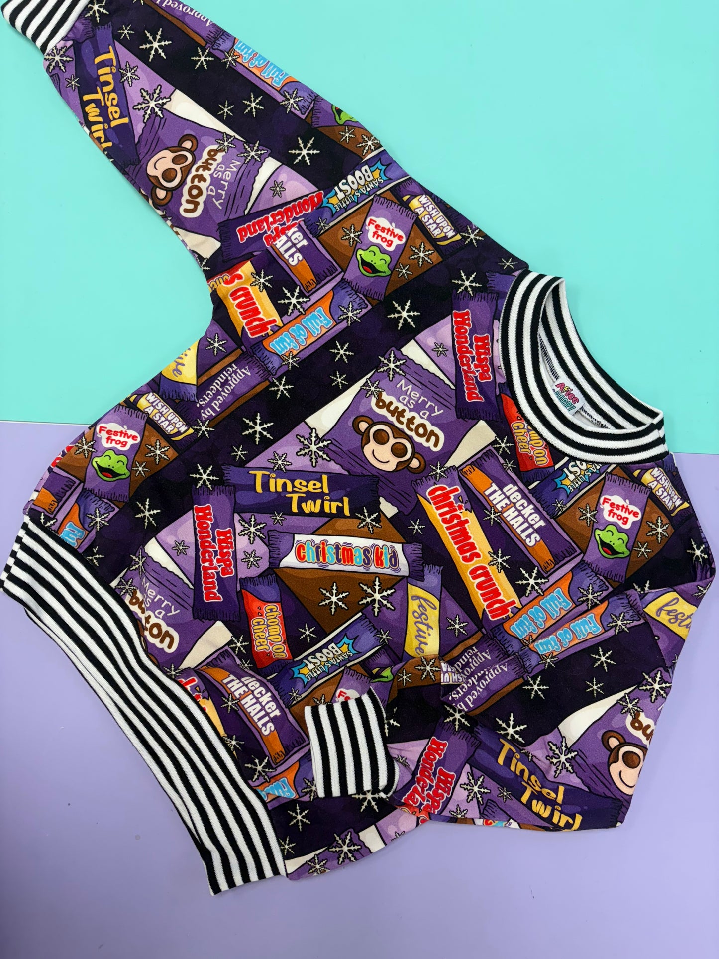 Pre Made Christmas Chocolate Slouchy Sweatshirts