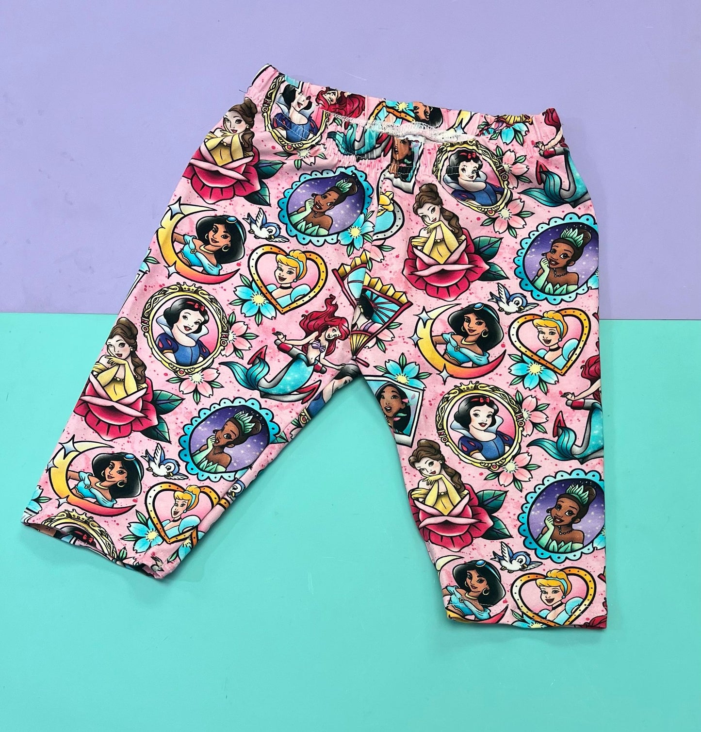 Pre Made Pretty In Pink Long Length Cycle Shorts