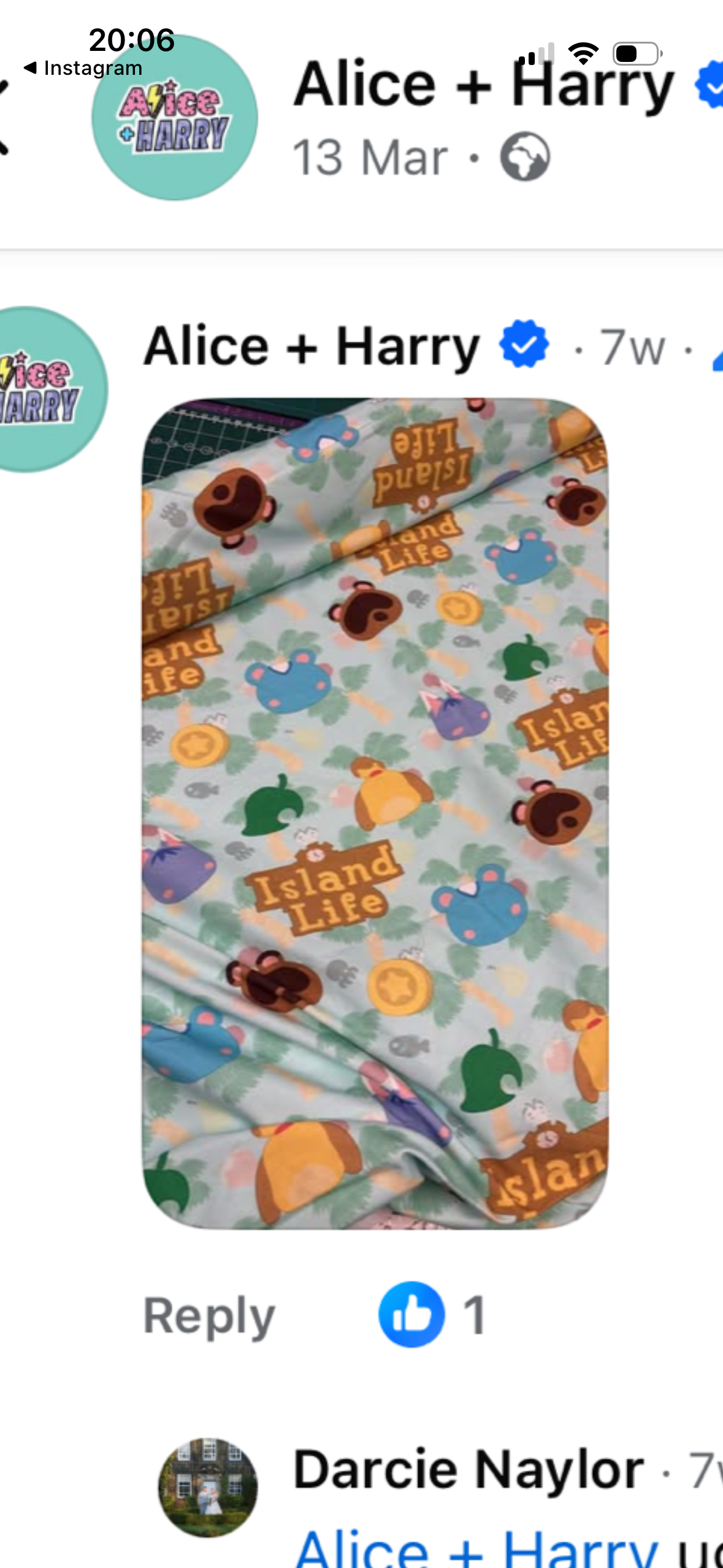 Custom Darcie, island life 6-9m Tankie romper no poppers