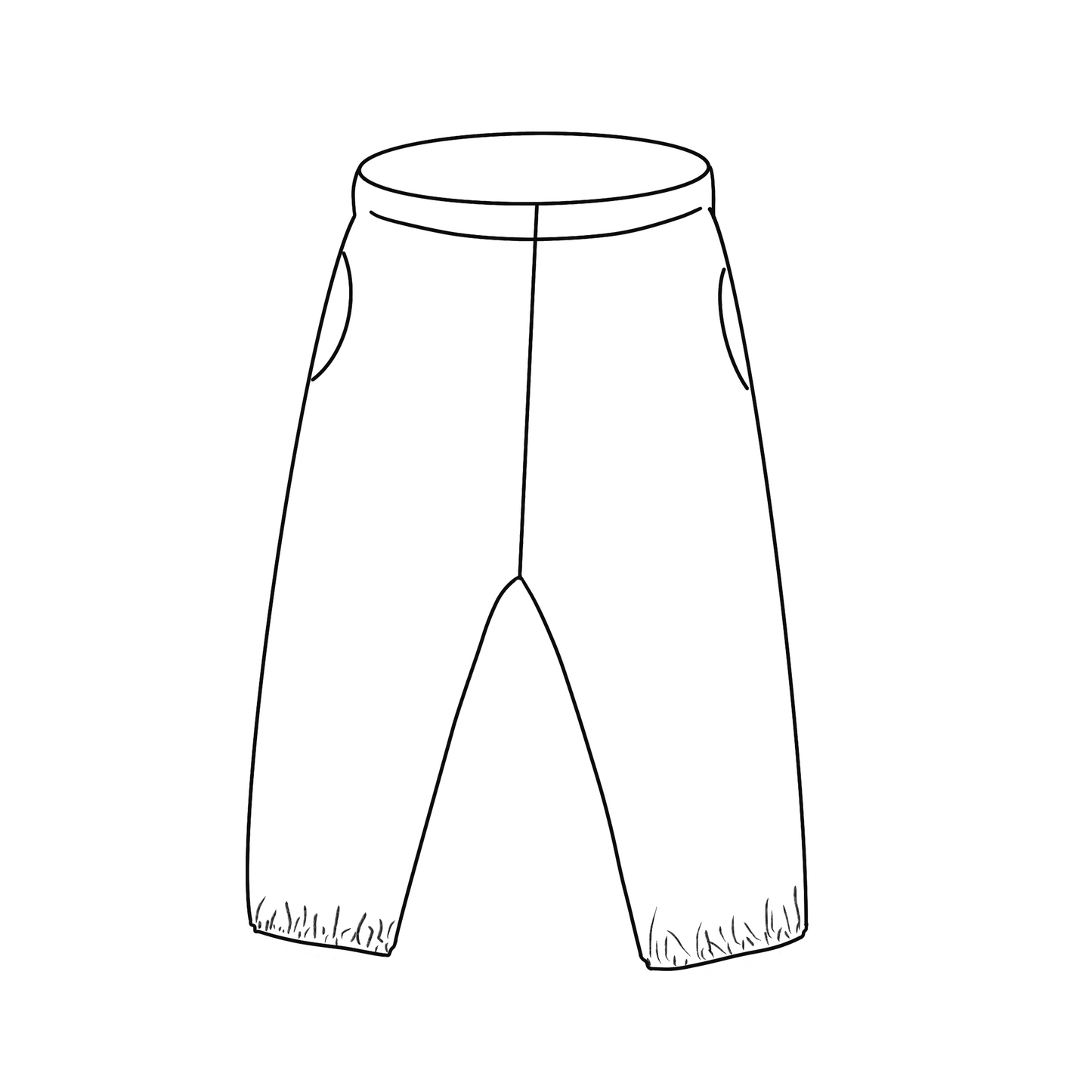 Retro Tractors Kids Baggy Trousers