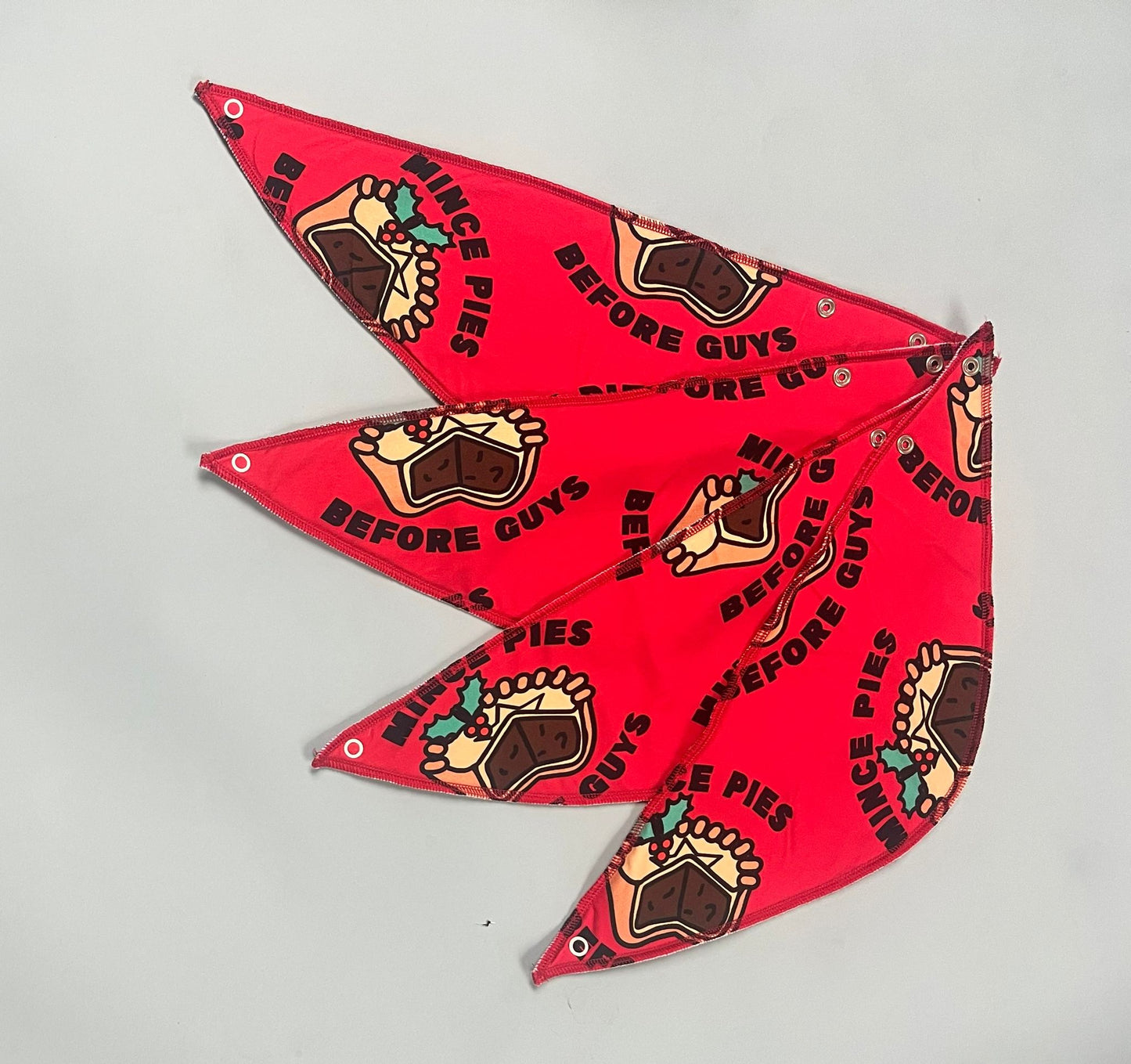 Mince Pies Before Guys Dribble Bibs