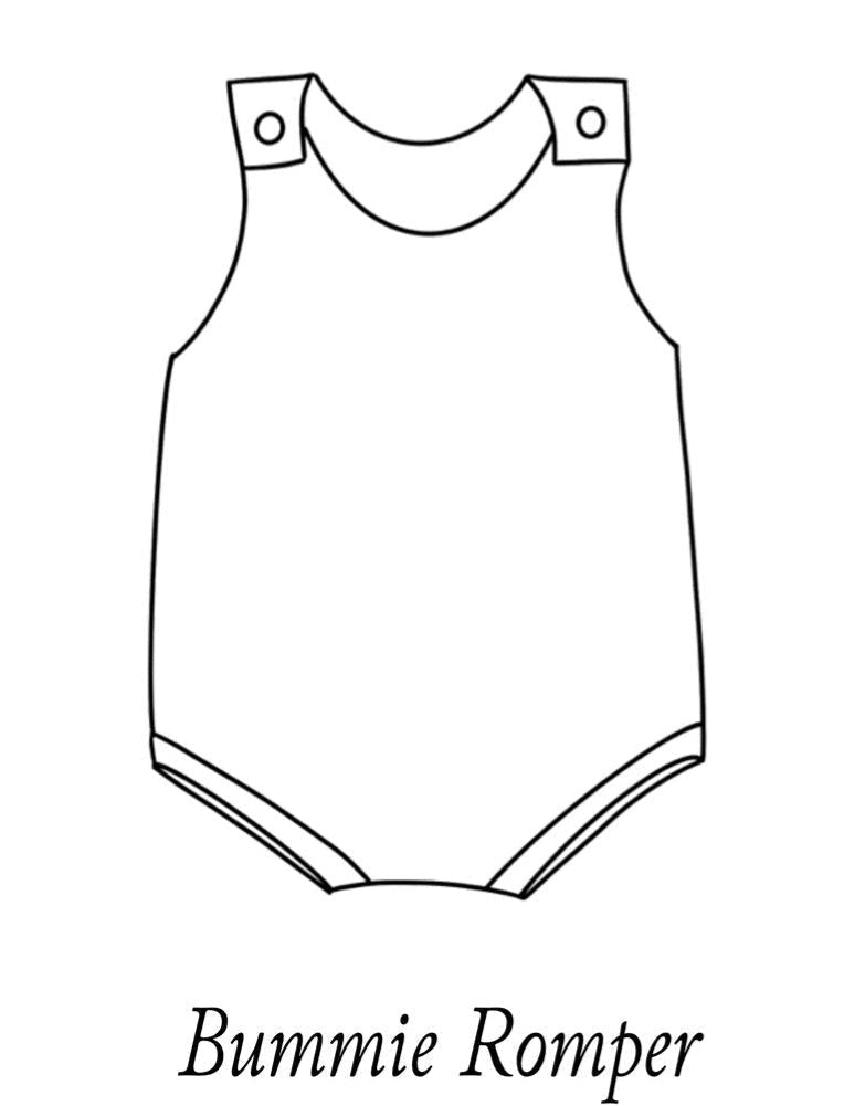 Tattoo Dino Bummie Romper