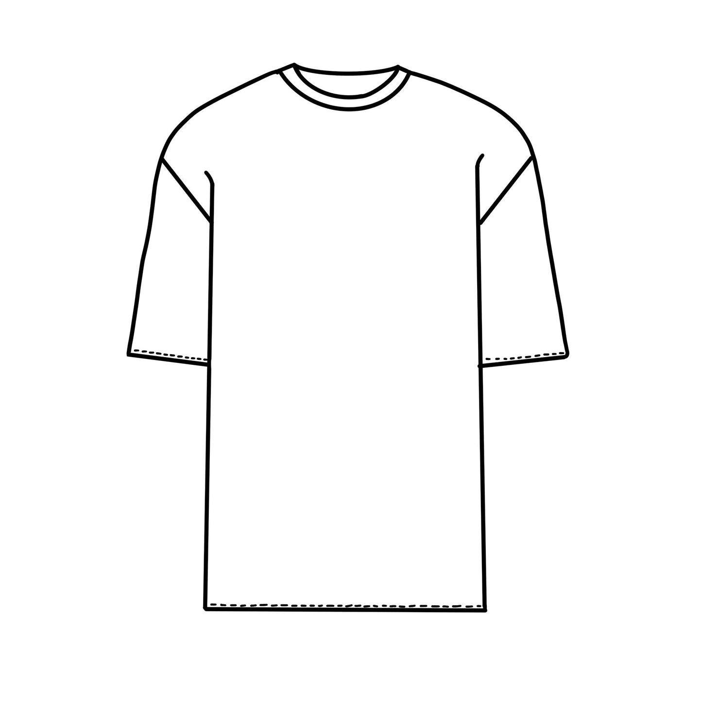 Tattoo Dino Adult Oversized Tee