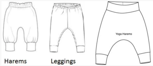 Pastel Colour Block Leggings or Harems (up to 5-6)