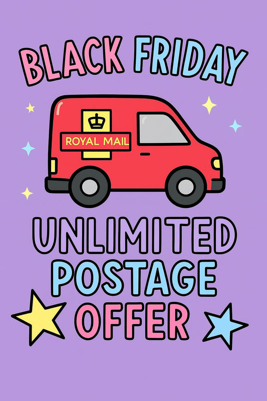 Black Friday 3 months Unlimited Standard UK Shipping! (Can be used as an ‘add on’)