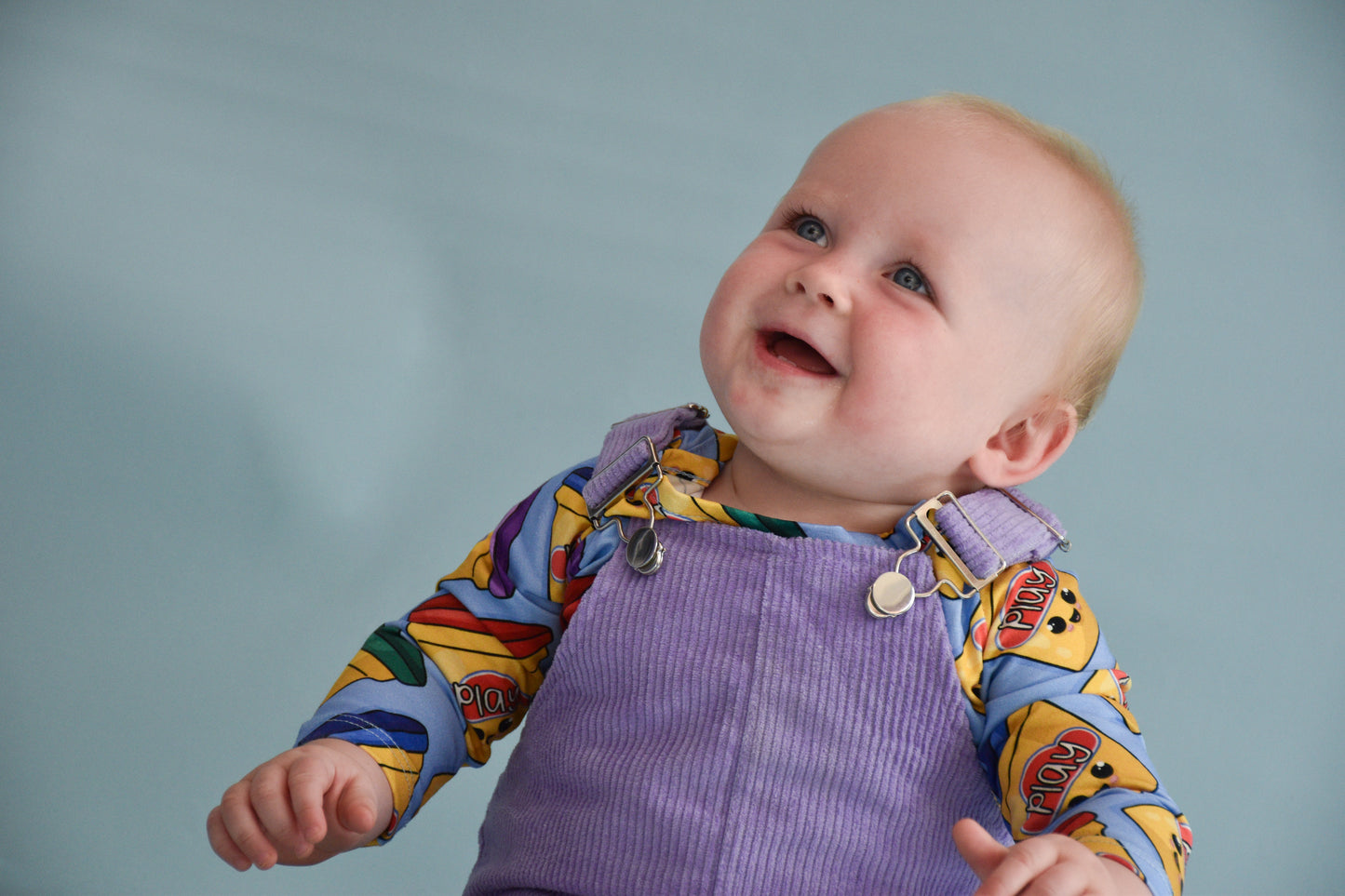 Pre Made Lilac Corduroy Dungarees