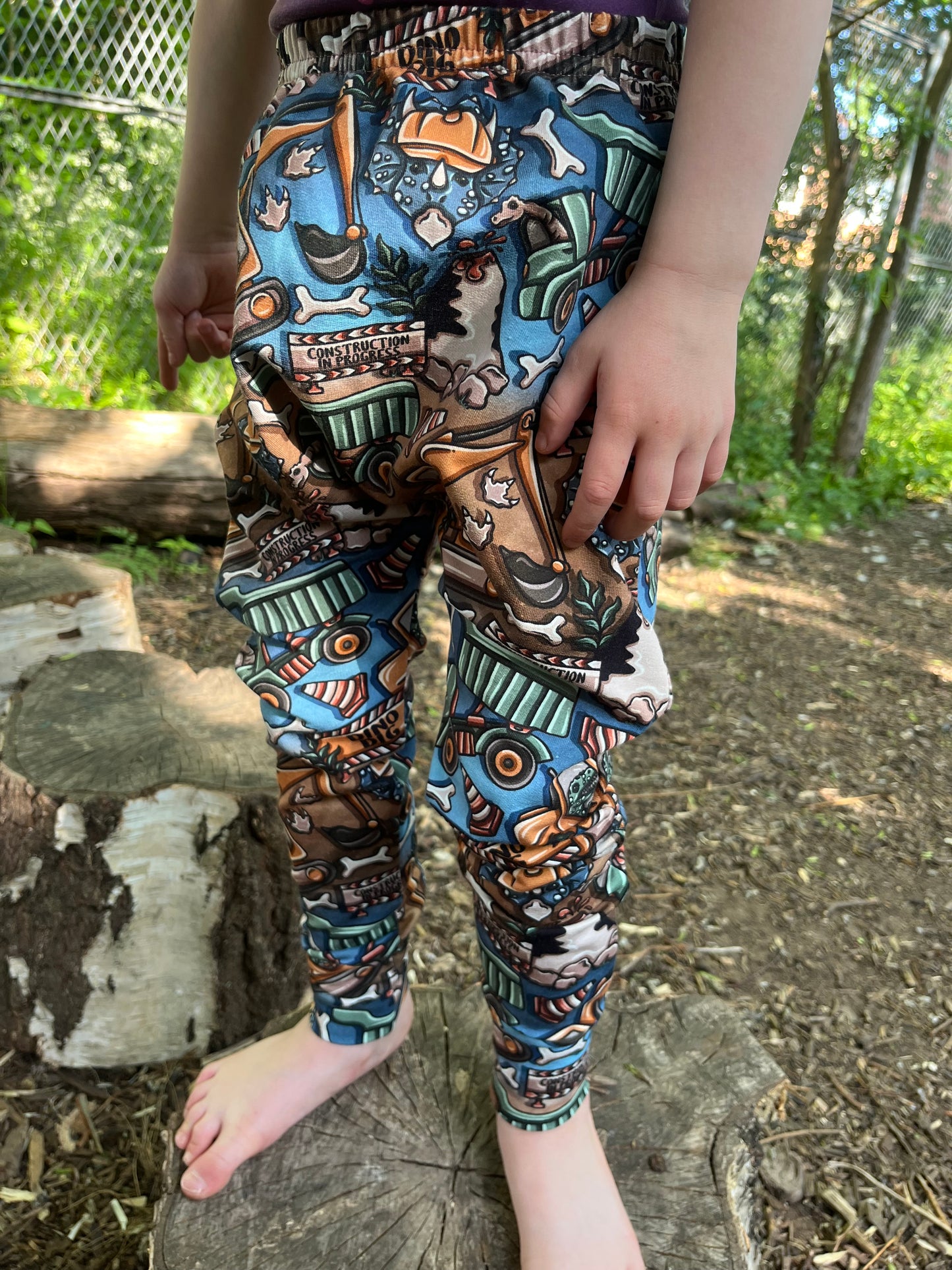 Pre Made Construction Dinos Kids Baggy Harems