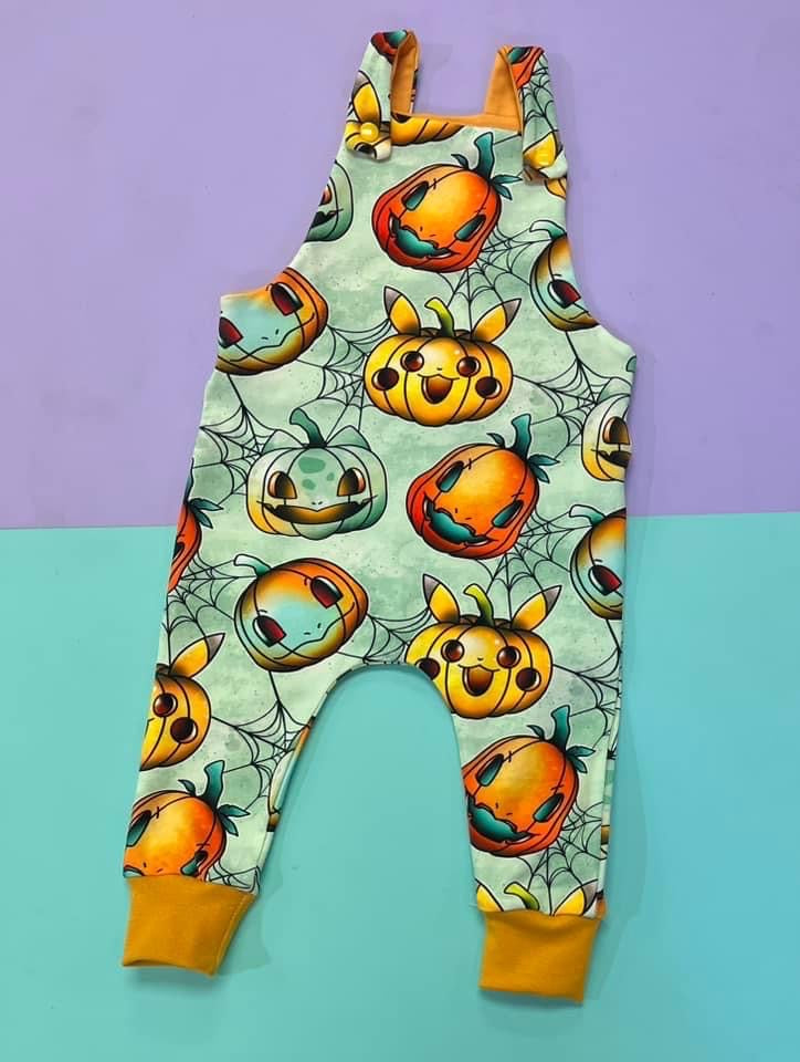 Pre Made Po Pumpkin Dungarees