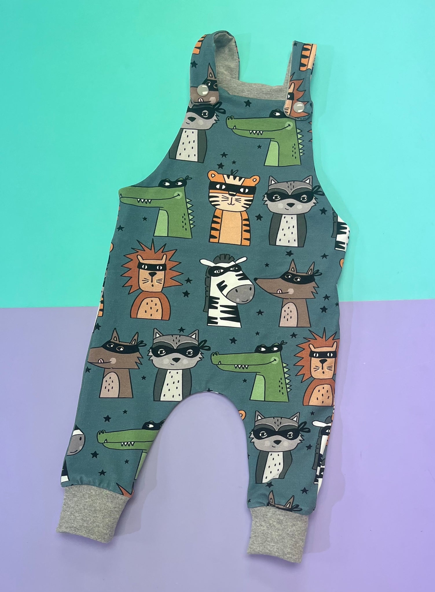 Zoo Bandits Dungarees