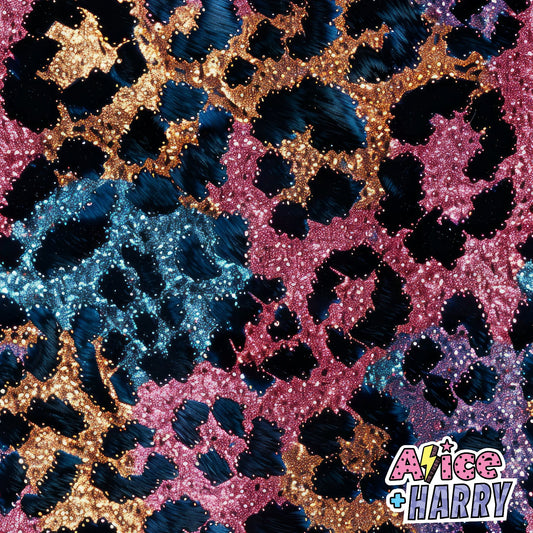 Glitter Leopard T-Shirts, Peplums and Vests (All Styles)