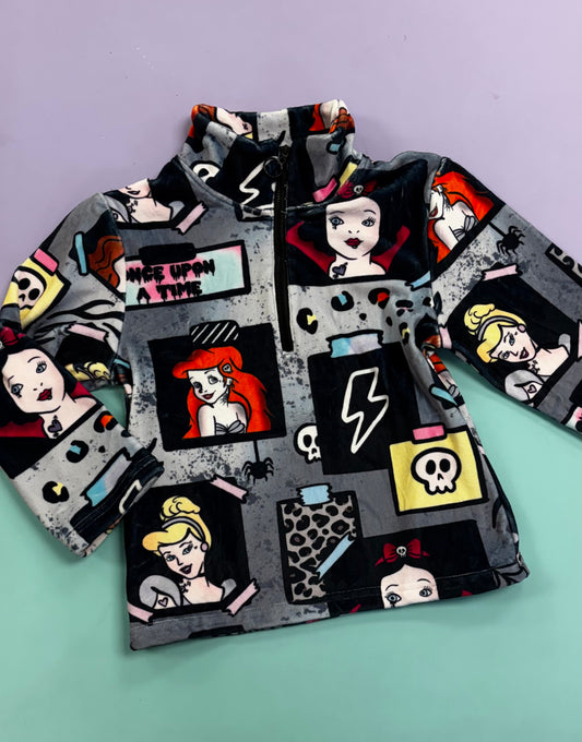 Alt Princess Fleece Half Zip Pullover - Ready Made