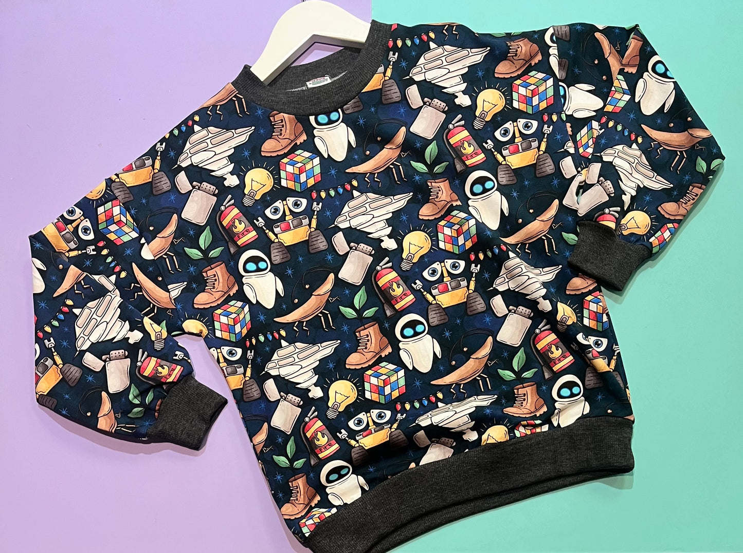 Pre Made Trash Bot Slouchy Sweater