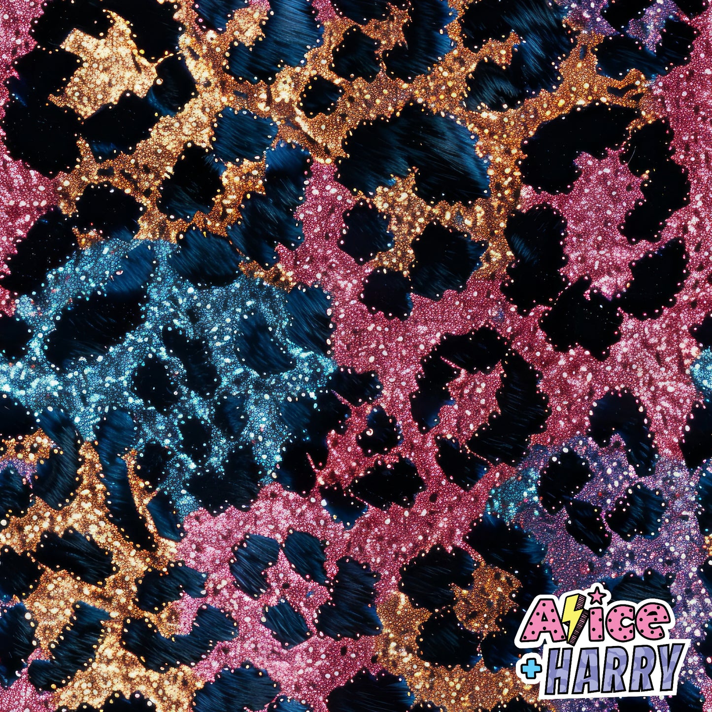 Glitter Leopard Playsuit