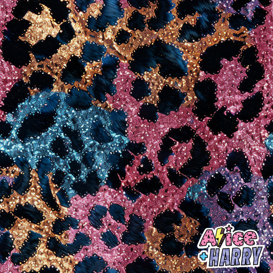 Glitter Leopard Playsuit