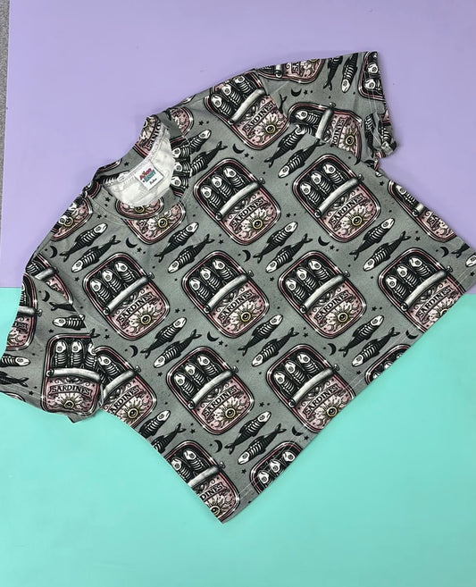 Sardines Adult Short Tee - Ready Made