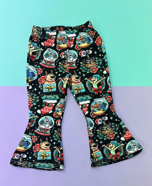 Pre Made Christmas Tatz Black Flares