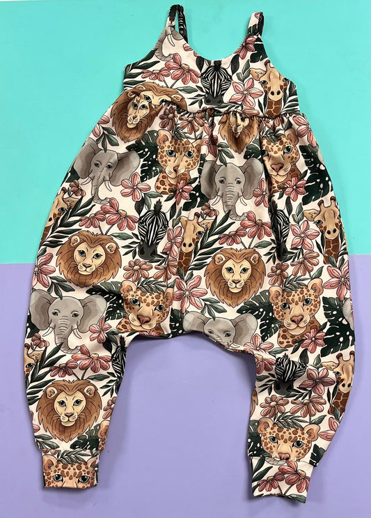 Safari Blossom Napa Romper