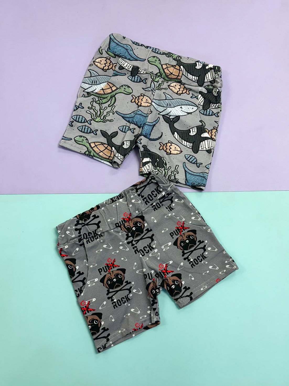 Pre Made Pug Rock Jogger Shorts