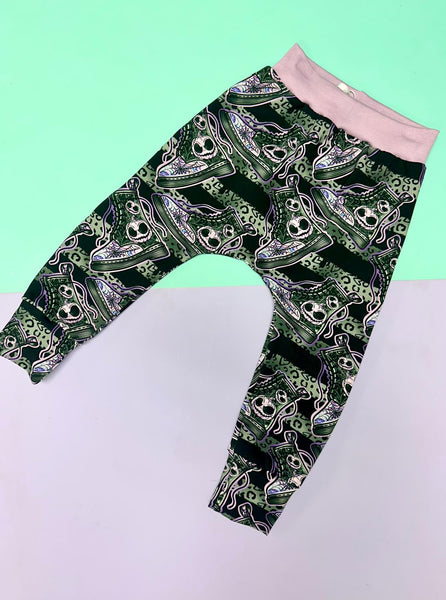 Pre Made Skelly Boots Yoga Harems