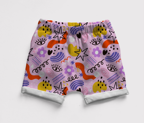 Retro Doodles Shorts