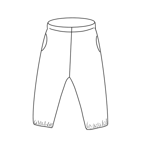 Childrens Baggy Trousers (Smaller Sizes, up to 3-4y)