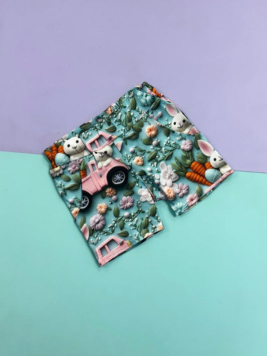 Pre Made Carrots & Cars Jogger Shorts