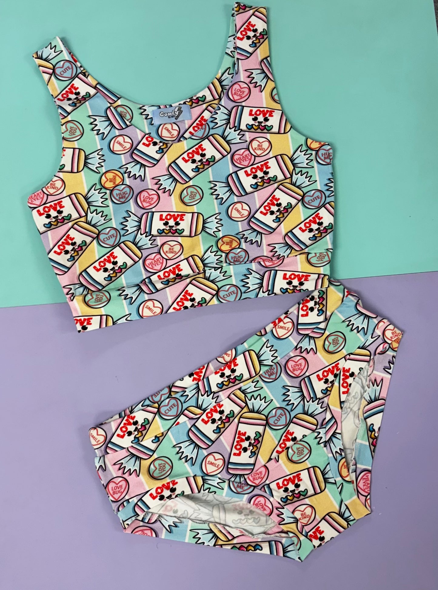 Pre Made Comfy Adult Pants - Sweetie Love