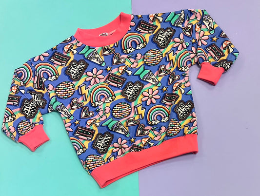 Pre Made Stay Groovy Slouchy Sweater