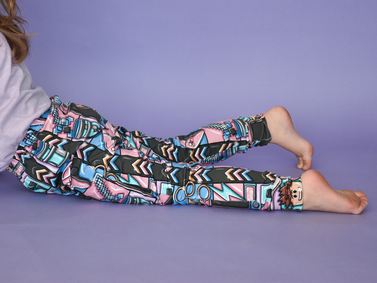 Pre Made Eat Sleep Game Kids Baggy Harems