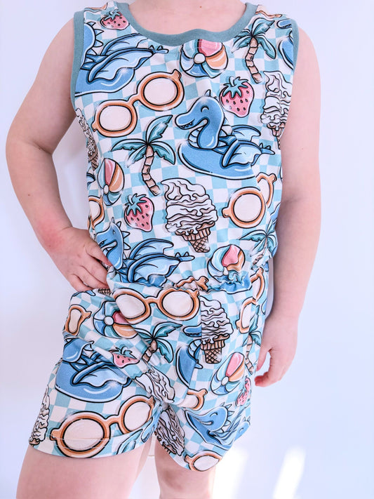 Muted Summer Playsuit