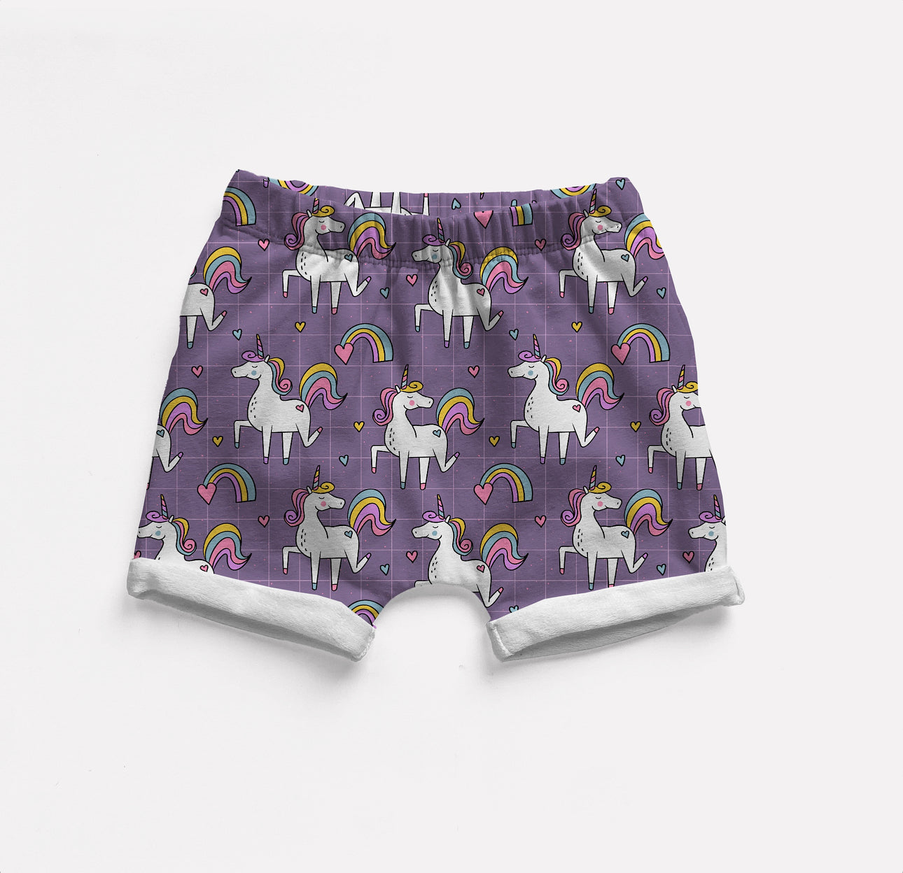 Purple Unicorns Shorts