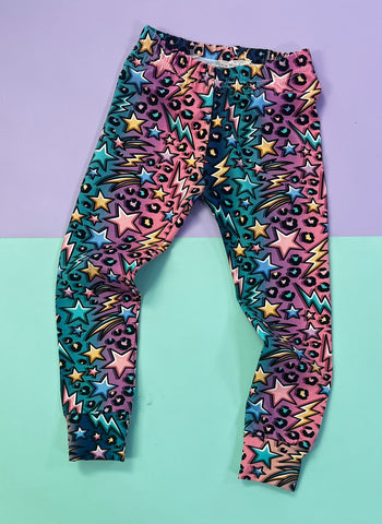 Stars and Bolts Ombre Leggings or Harems (Up to 5-6y)