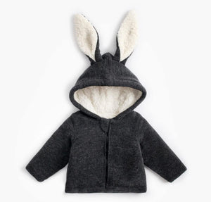 Ready To Post Charcoal Bunny Jackets