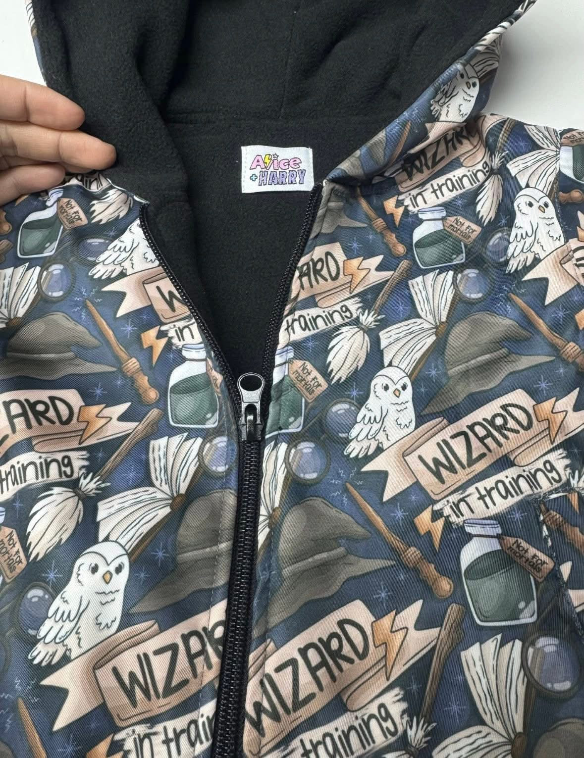 Wizard In Training Fleece Lined Windbreaker