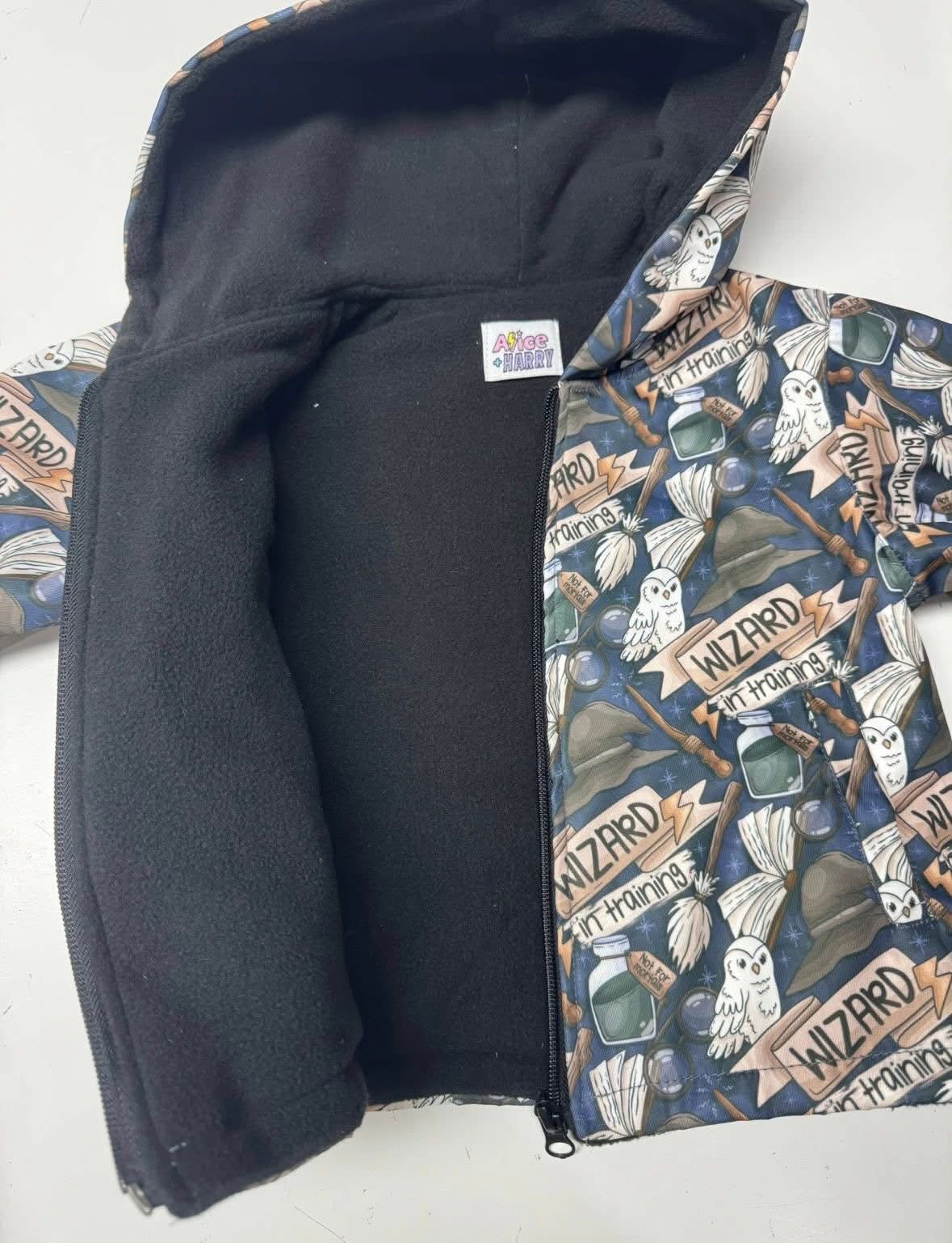 Wizard In Training Fleece Lined Windbreaker