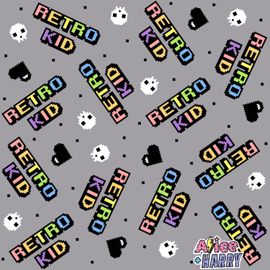 Retro Kid Pixels Leggings, Harems and Flares (FT)