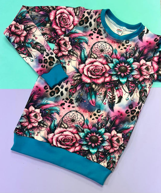 Boho Bloom Sweatshirt