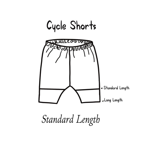 Childrens Standard Length Cycle Shorts (Smaller Sizes, up to 3-4y)