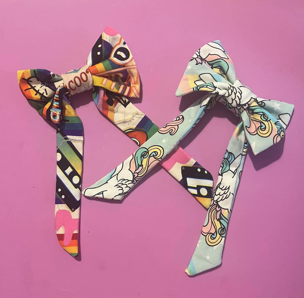 TENNER TUESDAY, GET TWO- Surprise Oversized Bows, Topknots and Cozy Headbands - get two random ones for a tenner!