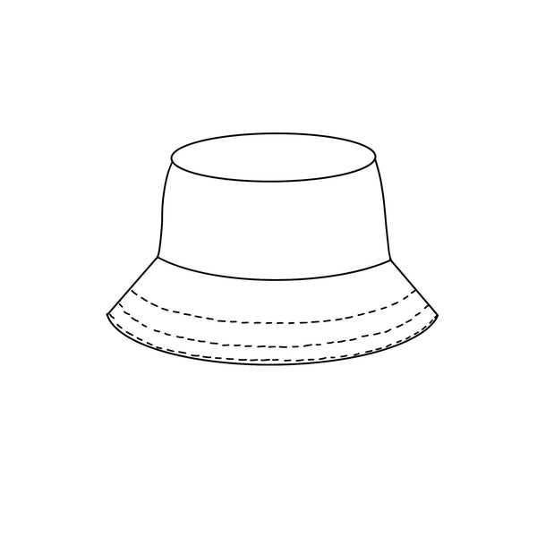 Bright Rainbow Checkerboard Reversible Bucket Hat