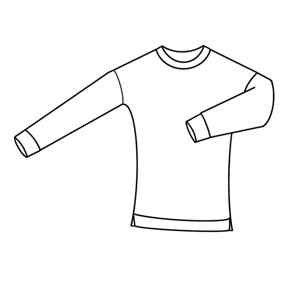 Retro Doodles Adult Skater Sweater
