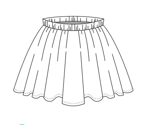 Summer Patchwork Twirly Skirt