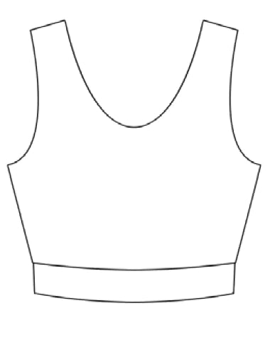 Connie and Conrad Adult Crop Top