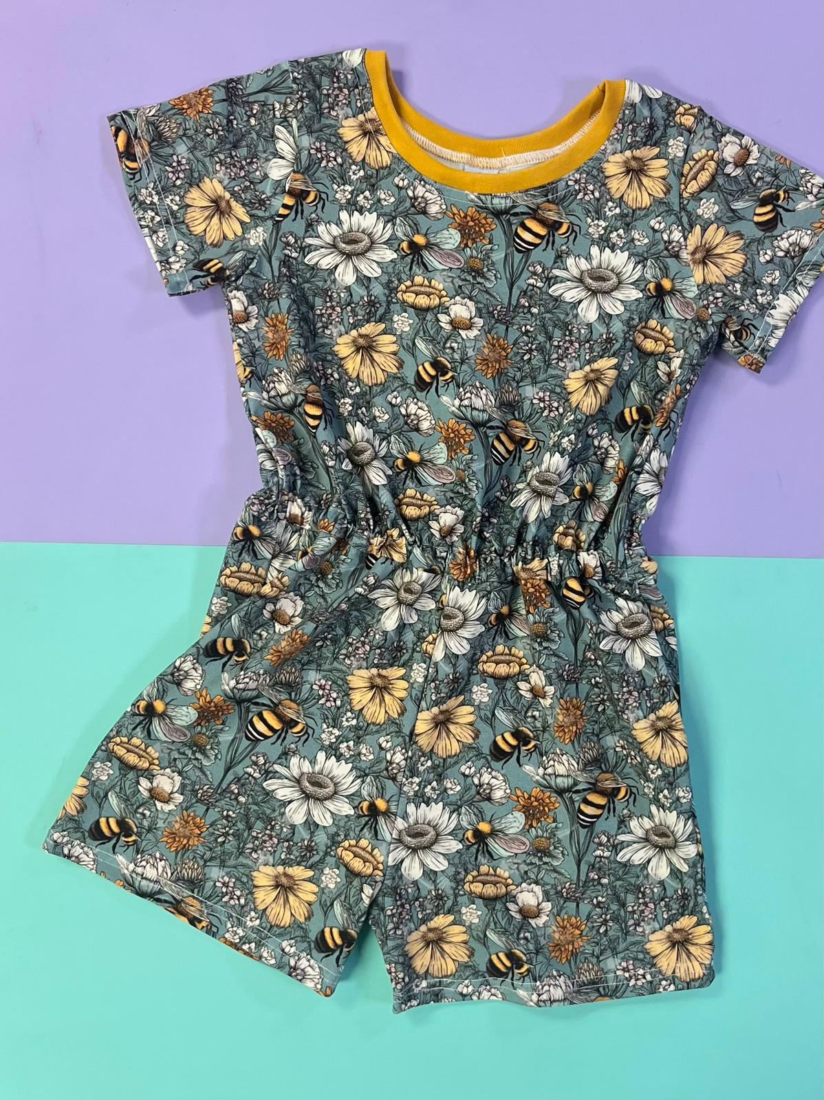 Floral Bees Playsuit