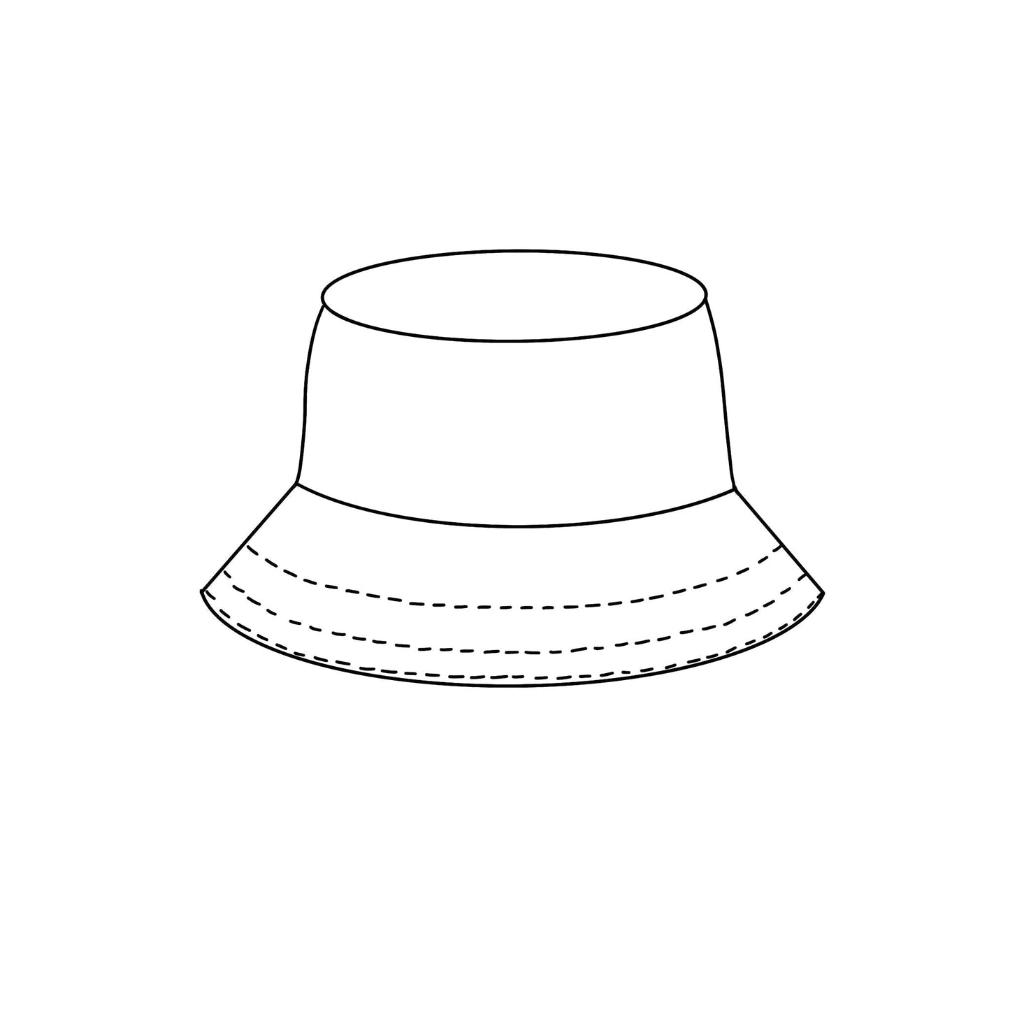 Retro Kid Pixels Reversible Bucket Hat (FT)