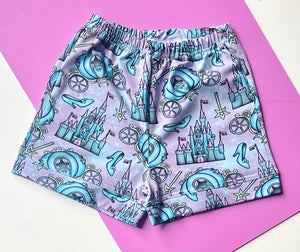Pre Made Before Midnight Blue Wash Lounge Shorts