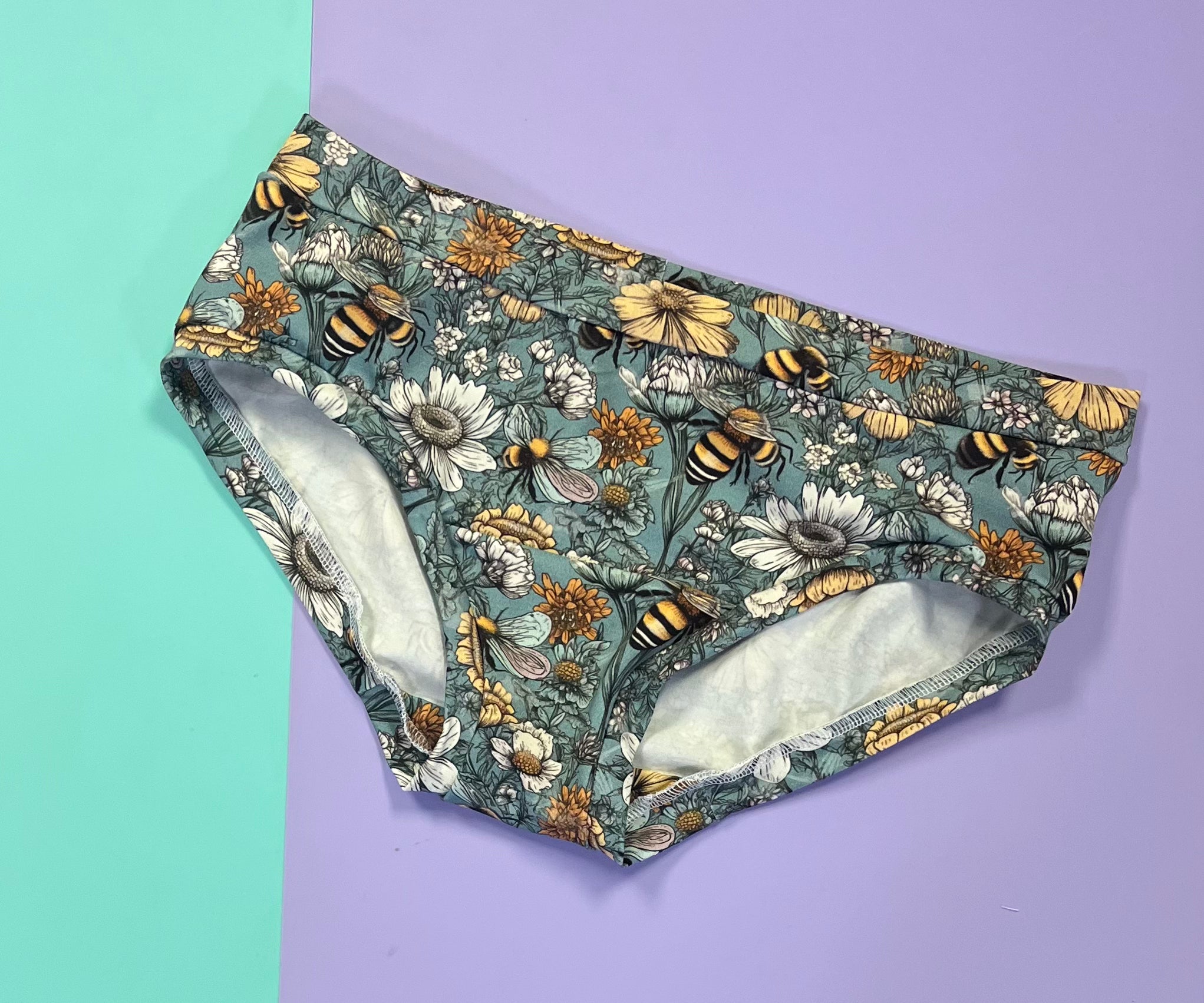 Floral Bees Adult Pants